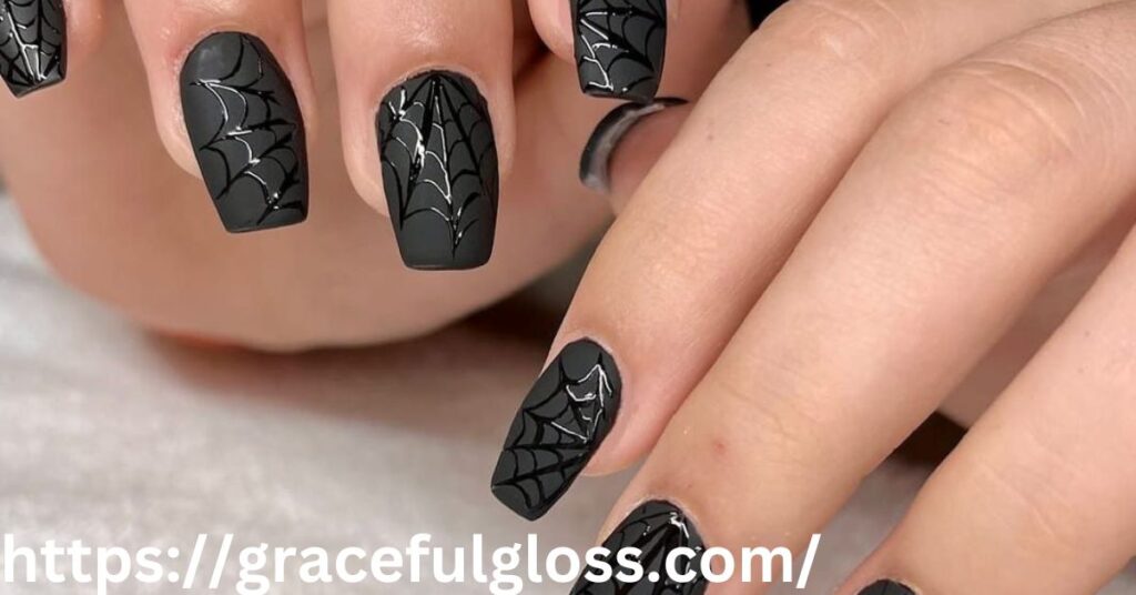 Black Fall Manicure