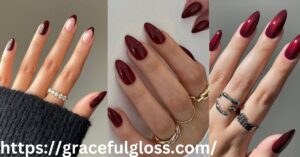 12 Dark, Short Manicure Ideas for Rich, Regal Nails