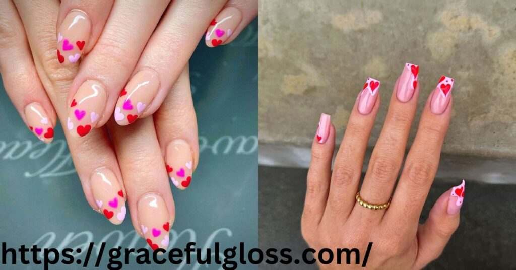 Pink Mummy Wrap Nails