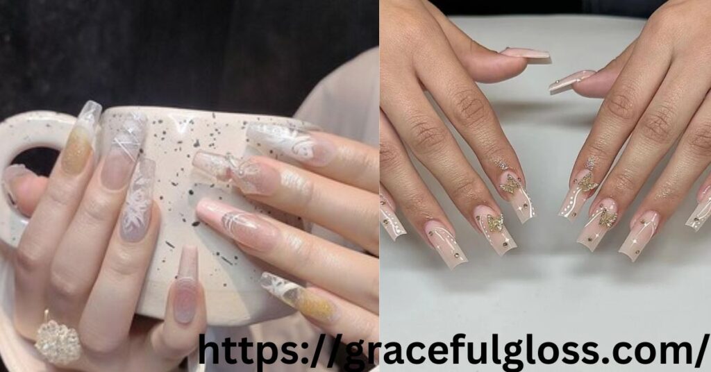 Elegant Nude with Micro Rhinestones