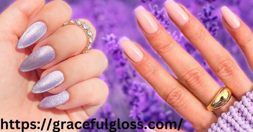 Lavender Pink Nail
