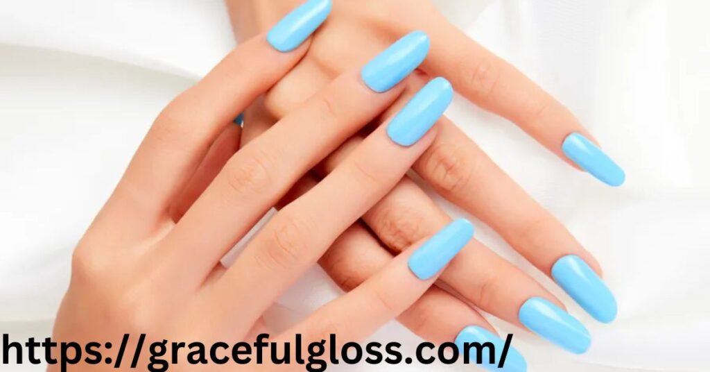 Sky Blue Nail nail polish colors for spring