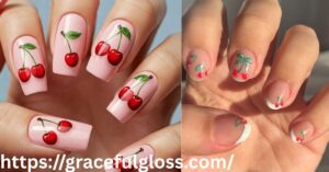 6 Cherry Red Nail Ideas for a Sweet and Juicy Spring Manicure​