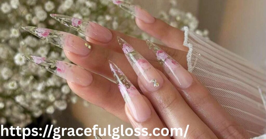 Crystal Clear Glass Nails